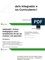 Slides - Práxis Pedagógica - Unidade I