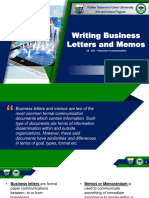 Writing Business Letters and Memos