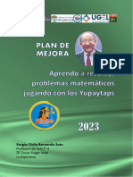 Plan de Mejora Resolución de Problemas