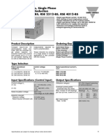 Motor Controllers, Single Phase, 3-Phase Torque Reduction Types RSE 1112-BS, RSE 2312-BS, RSE 4012-BS