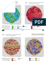 Mini Planet Cross Stitch Patterns Colour