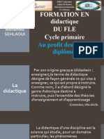 Didactique Et Pédagogie