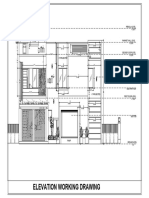 Elevation Working Drawing