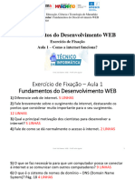 Exercicio Aula 1 - Fundamentos WEB - Prof - John - Aguiar