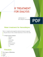 Water Treatment For Dialysis