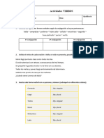 Actividades Verbo II