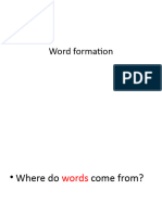 Word Formation