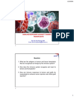 Immune Response Against Tumors and Transplants