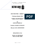 Doctor Who 7 Xmas Post Production TX Script Master