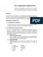 Competencias y Habilidades Comunicativas