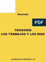 Los Trabajos y Los Dias Hesiodo