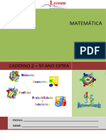 5 Ano Caderno 2 MatemÃ¡tica Extra 2021