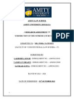 Assignment - Jurisdiction of The Supreme Court of India