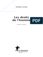 Les Droits de Lhomme by Lochak, Danièle (Lochak, Danièle)