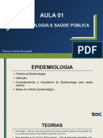 Aula 01: Epidemiologia E Saúde Pública