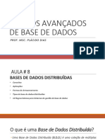 Aula # 8 Bases de Dados Distribuídas