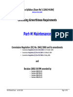 Approvals and Standardisation Docs Syllabi Syllabus Part M Maintenance 05022009