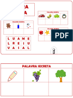 Jogo Palavra Secreta