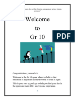 GR 10 Welcome Pack New