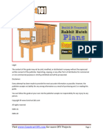 Rabbit Hutch Plans