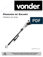 Manual Podador Galhos Vonder