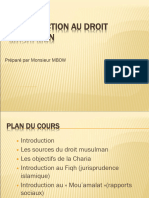 Chap 1 Introduction Au Droit Musulman PDF