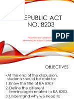 Week 7 Republic Act No. 8203