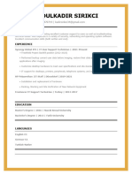 CV Abdulkadir Sirikci UserSupport