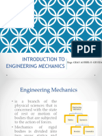 Lecture 1 - Fundamental Concepts in Mechanics, Forces and Moments