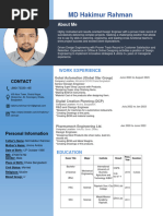 Resume of MD Hakimur Rahman