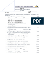 Math9-Final Exam 1ST Quarter