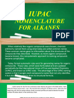 Week 3 Iupac Nomenclature of Alkanes