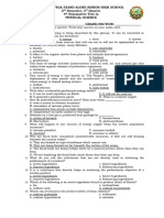 Summative 4 Physical Science Answer Key 1