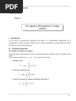 Signaux Deterministes Temps Continu