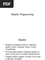 Lecture 1 - Concept of Quality Engineering