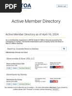 Active Member Directory - USTOA