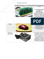 E1 Completo La Siguiente Tabla M