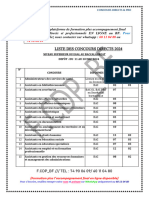 Liste Des Concours Directs 2024