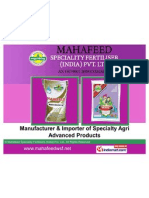 Mahafeed Speciality Fertilizers (India) Pvt. Ltd. Pune India