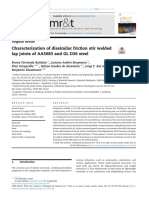 Characterization of Dissimilar Friction Stir Welded Lap Joints of AA5083 and GL D36 Steel