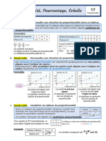 17 Corrigé - Proportionnalité, Pourcentage Et Echelle