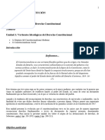 Vertientes Ideológicas Del Derecho Constitucional UNIDAD 3 TC