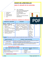 SESION de MATEMATICA (Dónde Estan Los Materiales)