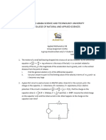 Assignment I of Applied Math IIIB