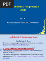 10-Antihelminthic & Antiprotozoal Drugs