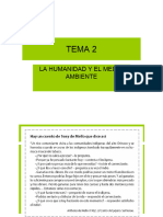 Sema 2 La Humanidad y El Medio Ambiente