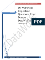 DataWolfs DP 900 Dumps