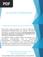 Clase 1 - La Era de La Información