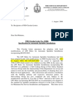 Specification For Sprinkler LPC - FSD Circular 2006 - 03