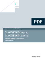 Operator Manual - MR System MAGNETOM Aera, MAGNETOM Skyra Syngo MR E11 USA SAPEDM OM System AeraSkyra VE11A USA M7-01001.621.09.02.24